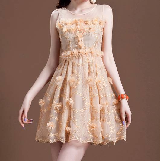 floral organza frocks