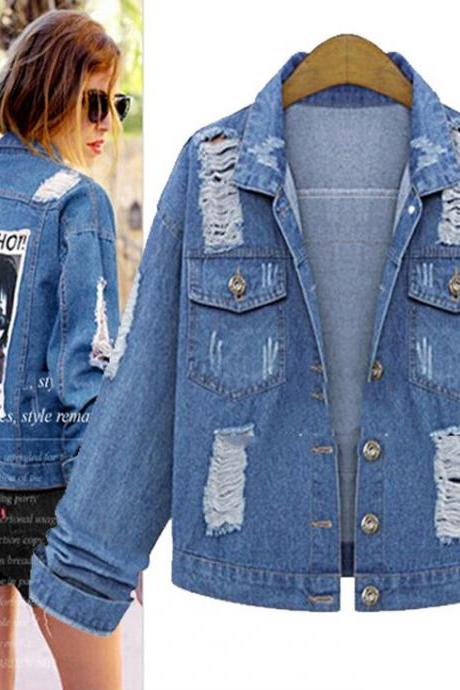 Fashion patch denim jacket 8921071