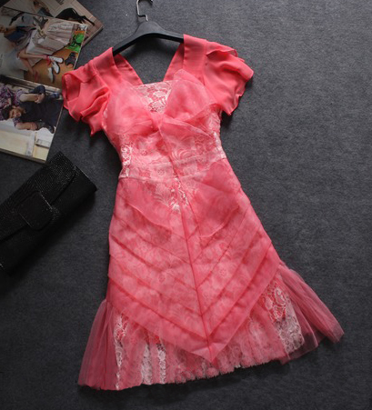 Fishtail Design Bow Dress Mig on Luulla